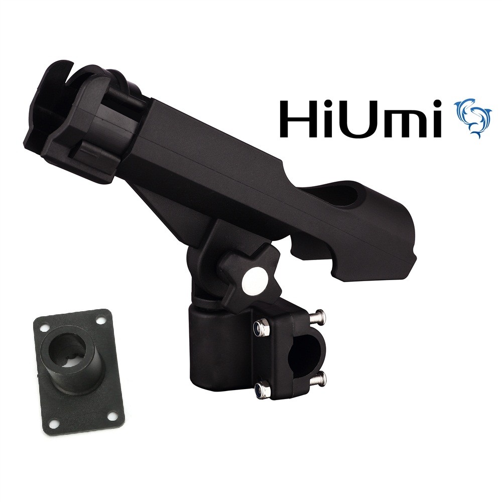 HiUmi Fishing Boat Rods Holder Adjustable Rod Holder with Combo Mount For Boat Kayaking Yacht 360 De
