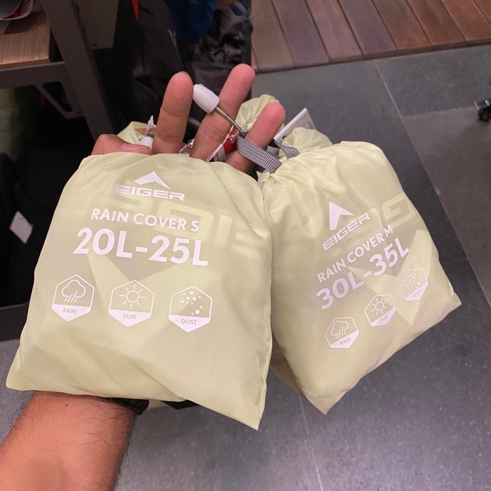 EIGER SARUNG KOPER WS RAIN COVER WS - LIME