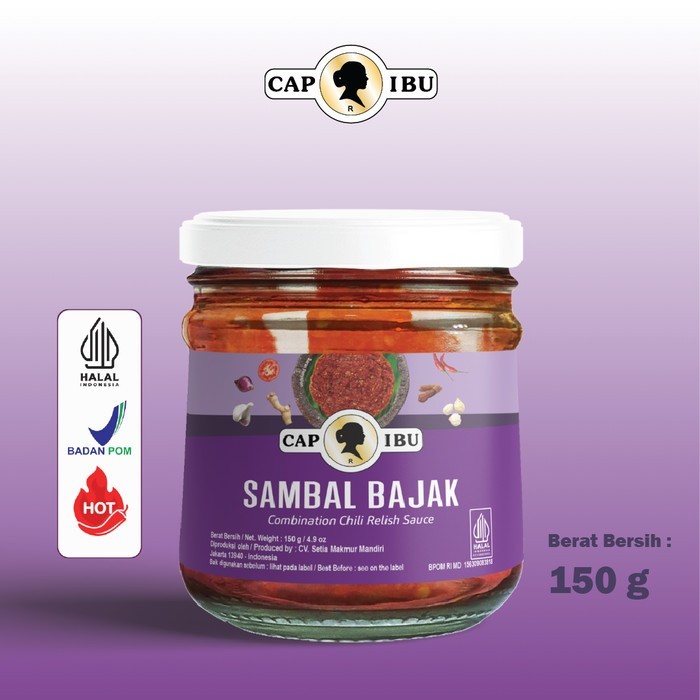 

[New]Promo Sambal Bajak Cap Ibu - 140 gram, MILD (Sedang)