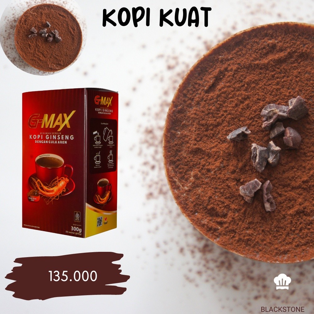 

Kopi Ginseng - Kopi Kuat Stamina Pria TROY | SLB | MIRACLE | GMAX iINTAN JAYA SURABAYA