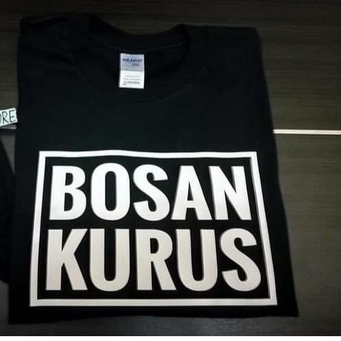 Kaos Tshirt Baju Obral Murah Distro BOSEN BOSAN KURUS gendut GEMUK imut polos custom indonesia Pria 