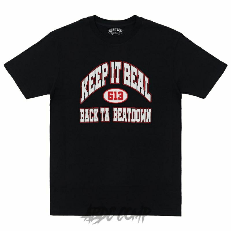 T-shirt Band KIR Keep It Real - Back Ta Beatdown / Kaos Band Hardcore Punk Metal / Baju Moshfit
