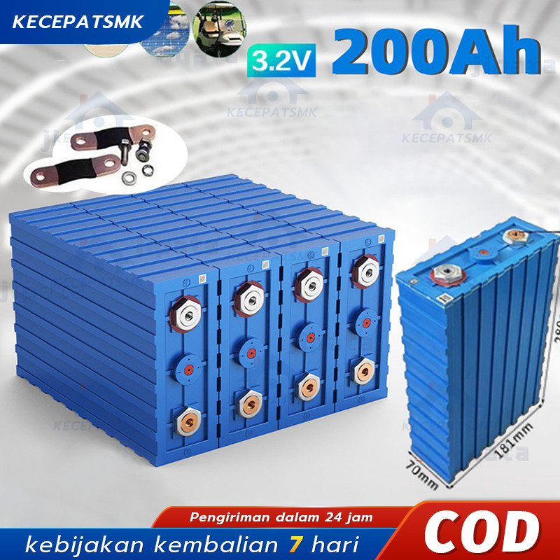 200Ah CATL/BYD Baru Lifepo4 Baterai 3.2V 200Ah lifepo4 Baterai cell Lithium iron phosphate deep cycl