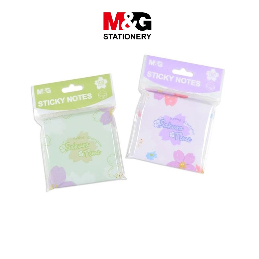 

Sticky Notes M&G Sakura Time Warna Pastel Isi 100 Lembar #AS33U156- SHAGB
