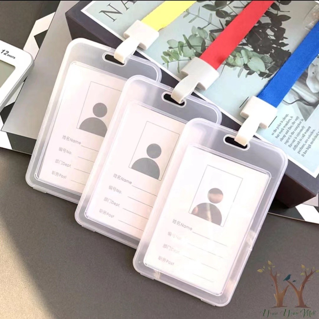 

Name Tag id card holder plastik 2 sisi NFC-YuanYuan Mall