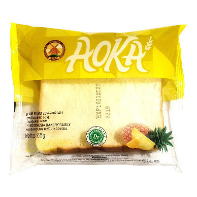 

Aoka Roti Panggang Rasa Nanas 65 g x 5 Pcs