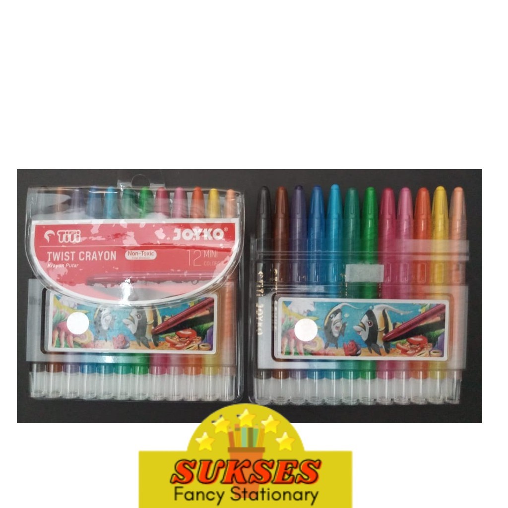 

Krayon Putar Mini Twist Crayon Joyko Twcr-12Mini