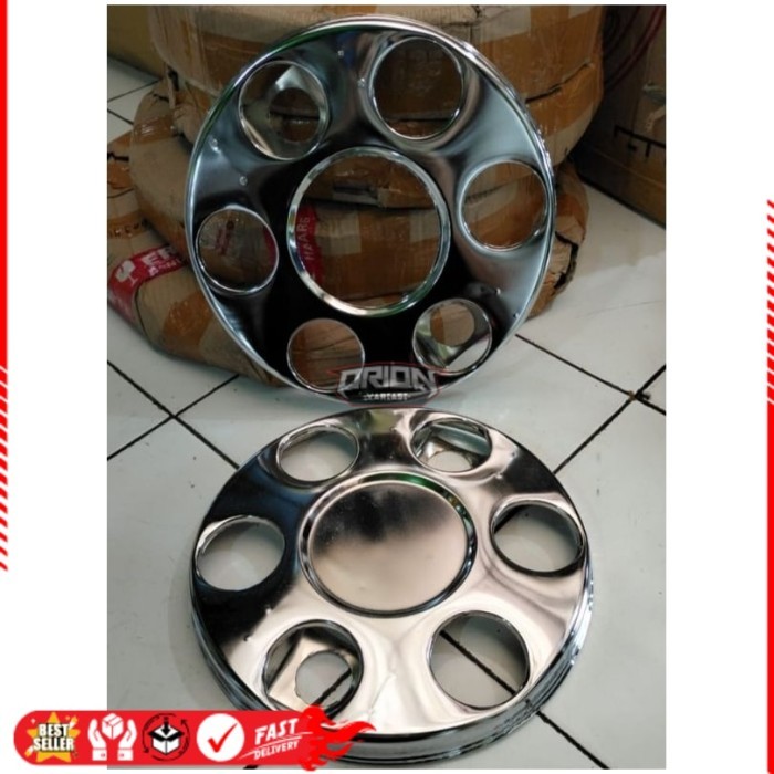 Wildop Ring Truk Lubang 6 Depan CromOri Ori