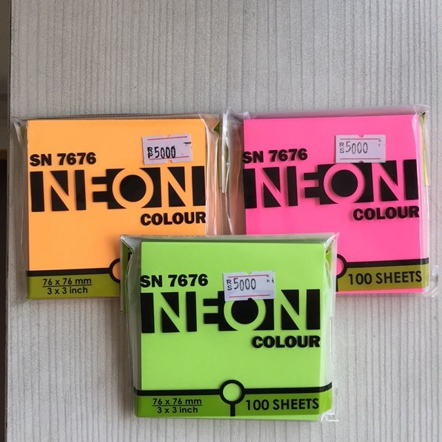 

Stick Notes SN 7676 Neon Colour BARU