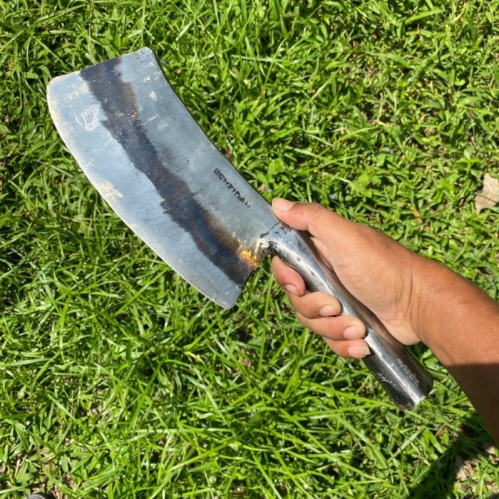 golok pisau cacah tulang pisau daging pisau dapur baja tebal