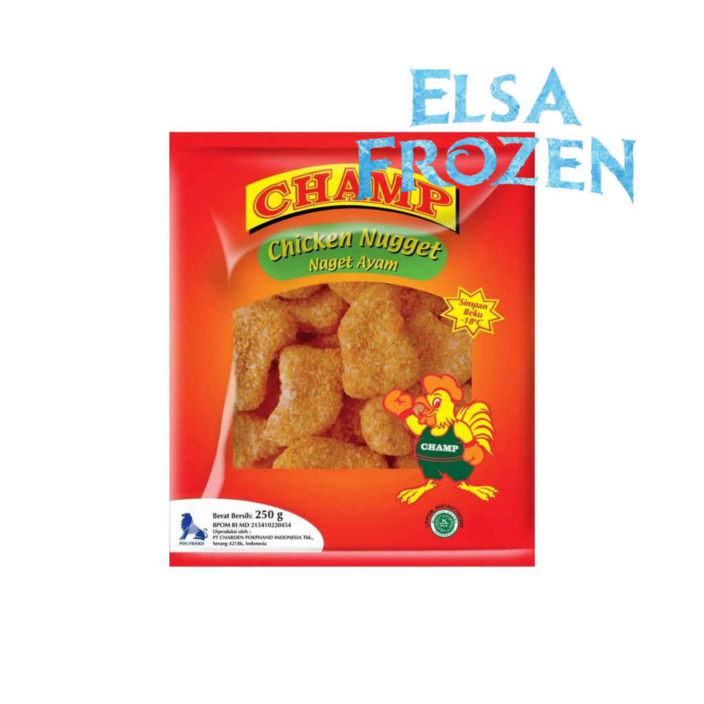 

CHAMP CHICKEN NUGGET 250GR / NAGET AYAM