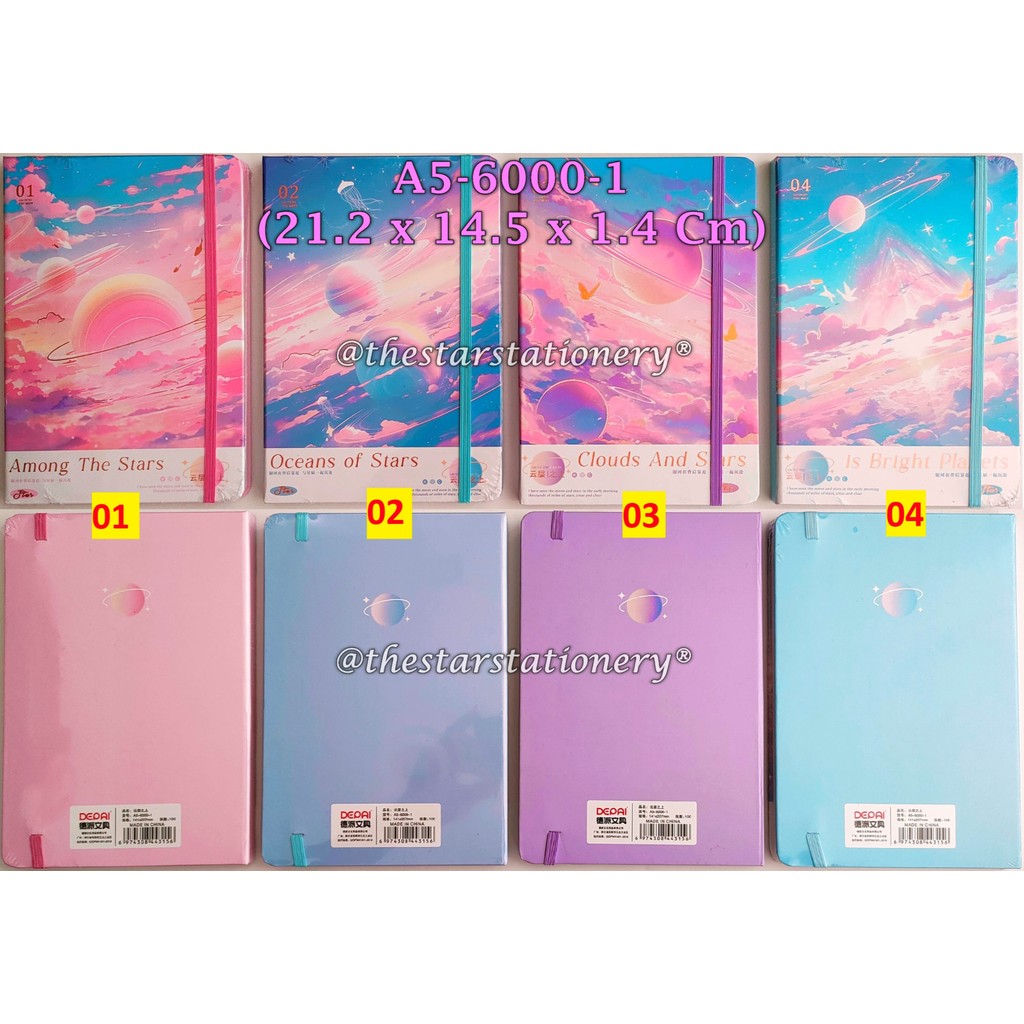 

(1 Biji) Buku Agenda Tali A5-6000-1 Hard Cover / Agenda Tali GXIMP A5 100 Lembar 21.2*14.5*1.4 Cm