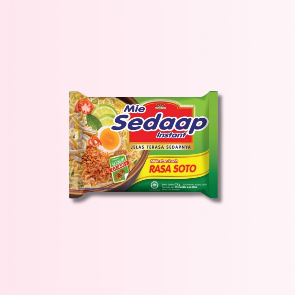 

Sedaap Mie Soto 75 Gr