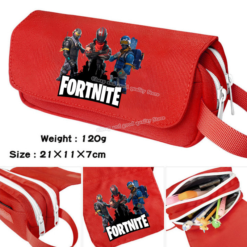 

Game FORTNITED Pencil Bag Boy Pencil Case Large Capacity Waterproof Handheld Cosplay Pencil Pouch Office Stationary Gift Toy