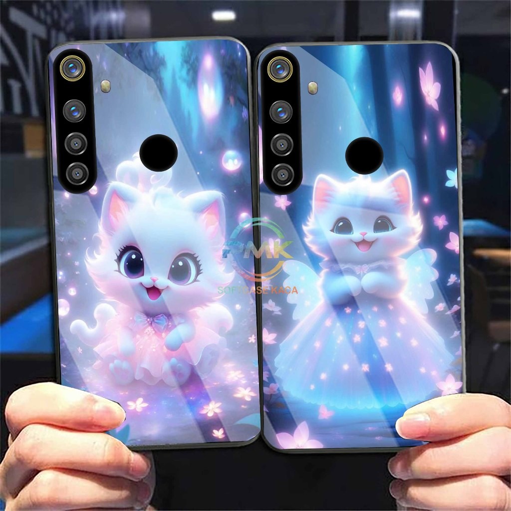 SOFTCASE GLASS KILAU KACA REALME 5 PRO  CASE KACA REALME 5 PRO PMK