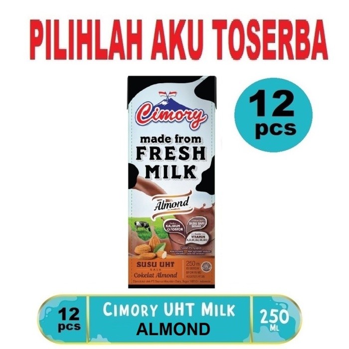 

Susu CIMORY ALMOND 250 ml - ( HARGA 12 pcs )