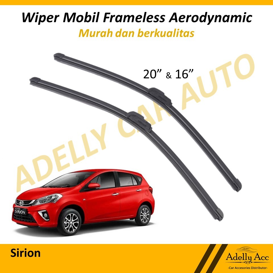 Wiper Kaca Depan Mobil Frameless Mobil Sirion