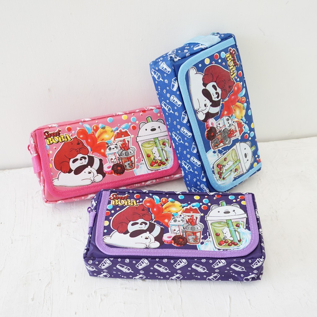 

PENSIL CASE RESLETING BARE BEARS / TEMPAT PENSIL KAIN LUCU KARAKTER BERUANG