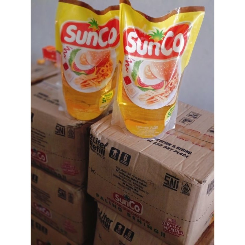 

New Sunco Minyak 2 Liter Isi 6 ( 1 Dus )Premium
