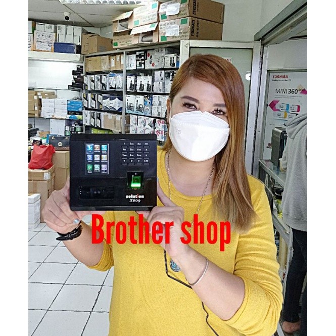 

Mesin absensi wajah dan jari solution X609