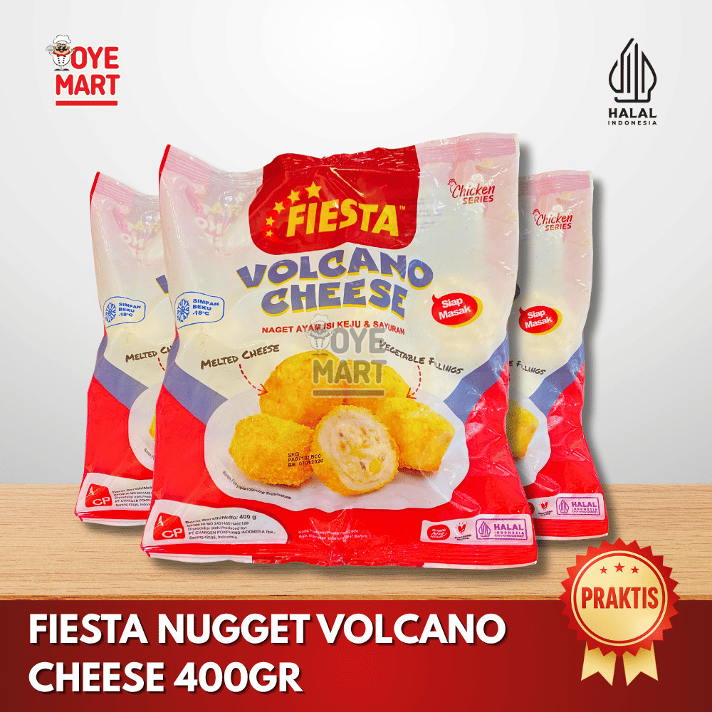 

FIESTA NUGGET VOLCANO CHEESE 400GR