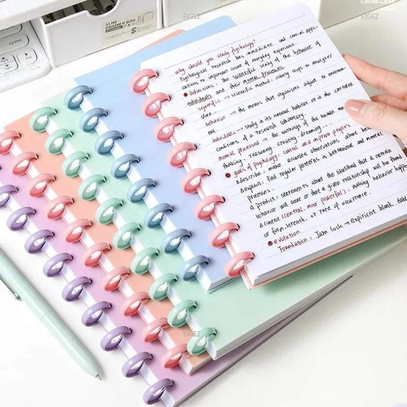

Mushroom Button PP Notebook Thickened A5 Creative Meeting Notebook with Embossed Business PP Notebook