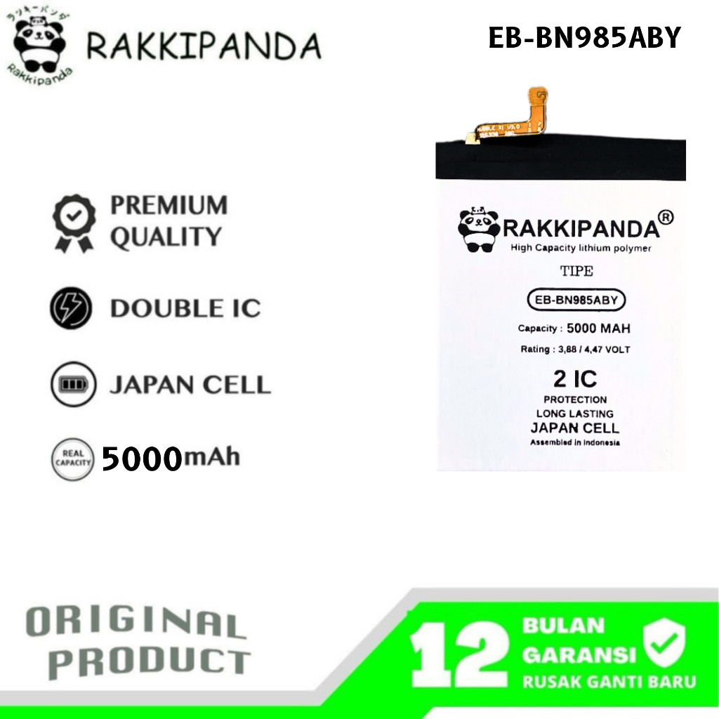 New RakkiPanda - EB-BN985ABY Galaxy Note 20 Ultra 4G / Note 20 Ultra 5G Batre Batrai BateraiPremium