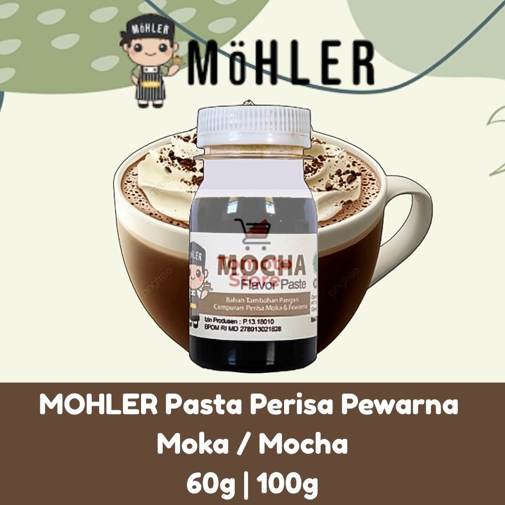 

✨ TOMOTOSTORE ✨ MOHLER Pasta Perisa Pewarna Moka / Mocha