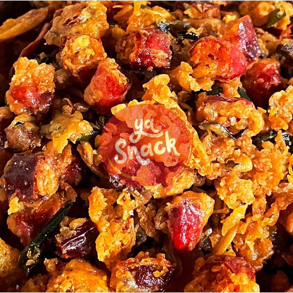 

1 Kg Yasnack Sambel Kriuk - Teri Crispy Extra Cabai Bawang Goreng 1Kg/1000gr