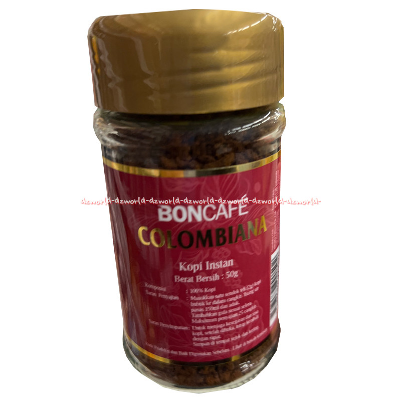 

JAMIN MURAH !!!Boncafe Colombiana 50gr Instant Coffee Bon Cafe Kolom Biana Bubuk Kasar Kemasan Kaleng Botol Merah Kopi Instan Bon Kafe Kolombiana 50 gram(BISA LANGSUNG ORDER)