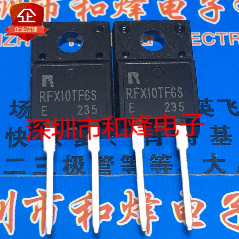 10pcs/lot RFX10TF6S TO-220F 600V 10A