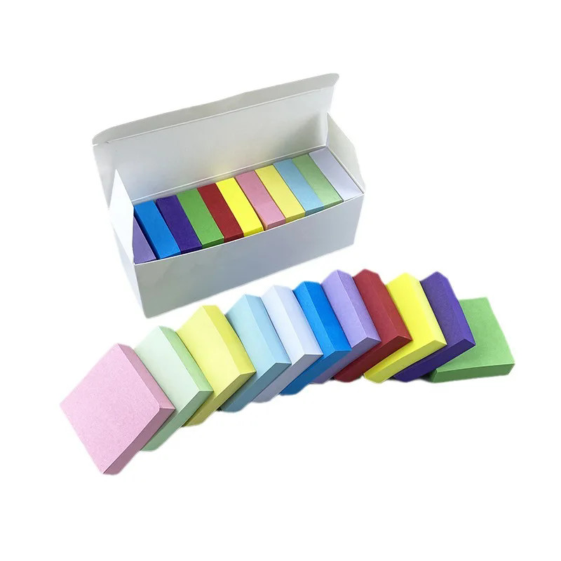 

11 Pcs Fluorescent Color Sticky Notes Posted It Note Pads Planner Stickers Notepad Memo Pad for School Office Supplies