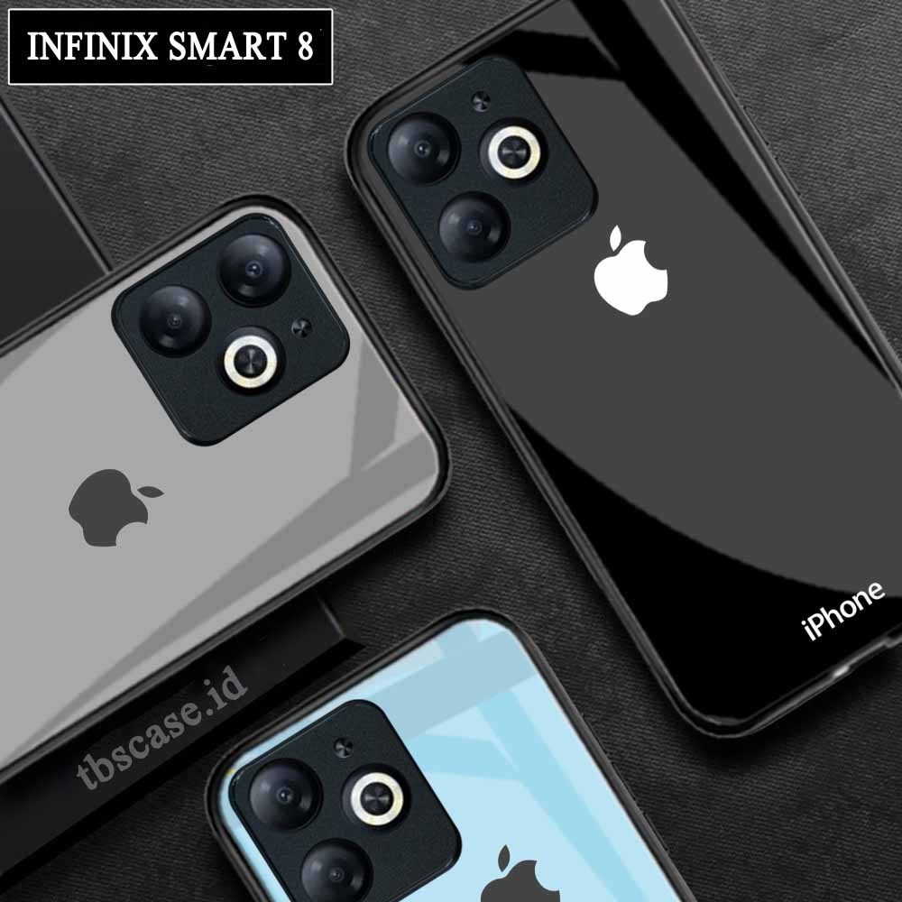 Softcase Glossy Glass Kaca Infinix Smart 8 Smart 8 Pro Terbaru [M-154] Case Handphone Infinix Smart 