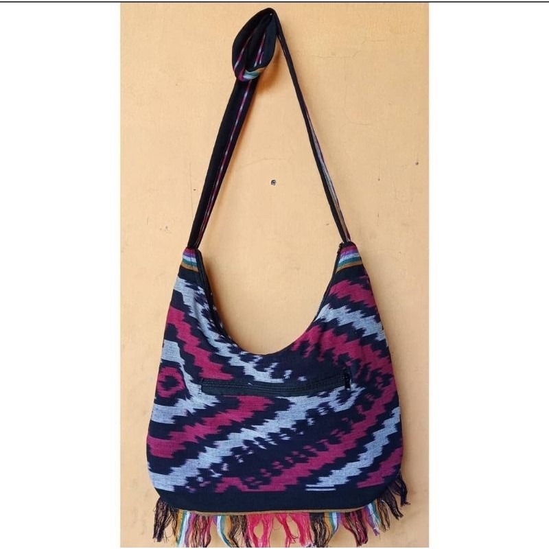 Tas Selempang Tenun Etnik Wanita Perempuan Slempang Tenun