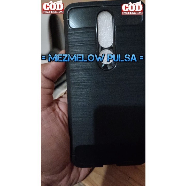 Softcase Silikon Soft Case Casing Case Carbon NOKIA 4.2 / NOKIA 6 2017 / NOKIA X5