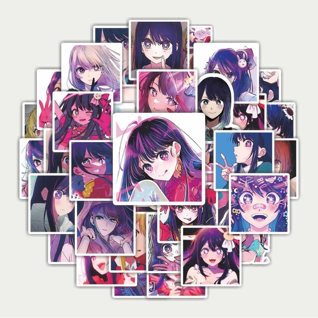 

Sticker Pack Stiker Anime Oshi no Ko (Ai Hoshino) | Sticker TUMBLR | Stiker LAPTOP KOPER HELM