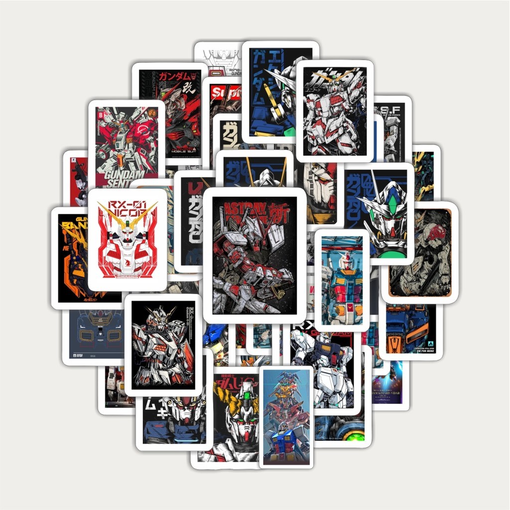 

Sticker Pack Stiker Gundam | Sticker TUMBLR | Stiker LAPTOP KOPER HELM