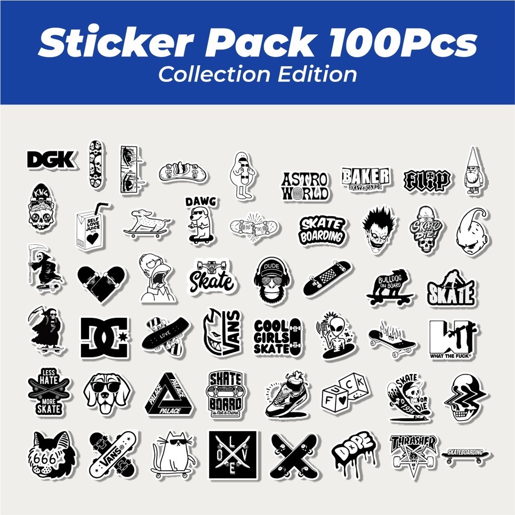 

Hot Stiker Aesthetic Black And White Brand Distro Versi 7 Lucu Anti Air Stikers Berperekat Waterproof Sticker Decal Buat Motor Helm Buku Journal Koper Casing HP Laptop Botol Minum