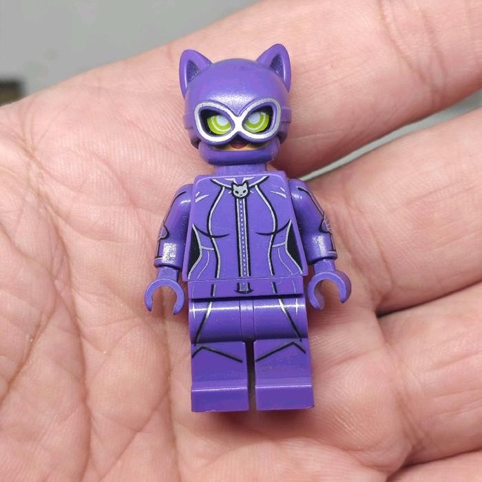 AKO,,, Mini Figure Lego DC Batman The Movie Catwoman Original Minifigs Brick 2ND