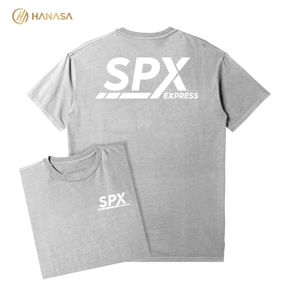 Kaos T-Shirt Wanita | Kaos Pria DB SPX Express Text White | Unisex 100% Cotton Combed