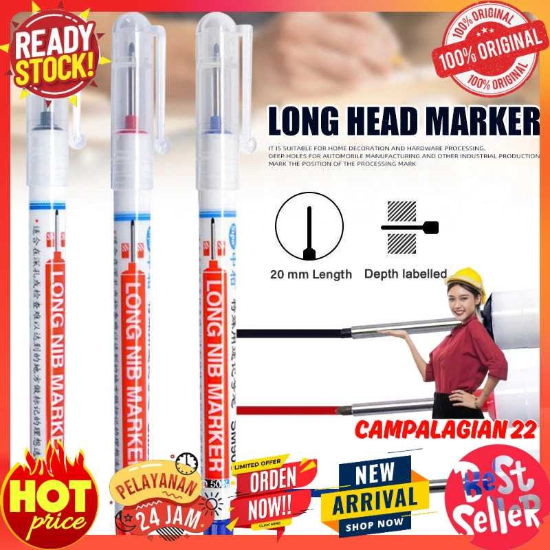 

Toddi Spidol Kepala Panjang Long Nib Head Marker Waterproof - 317