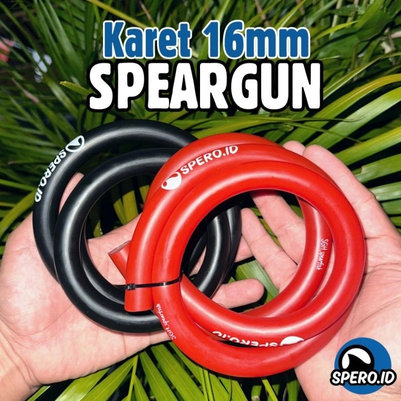 16MM Karet Speargun Kwalitas Terbaik Panahan Ikan MERAH