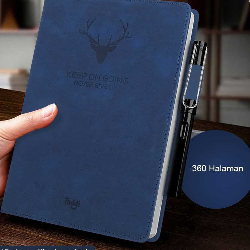 

KlikIniAja Jurnal Hardcover Tebal Notebook Diary 80 GSM 360 Halaman Grid Murah