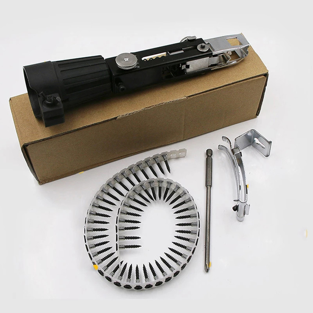 Automatic  ain Nail Gun Adapter Screw Gun For Electric Drill Woodworking Tool Cordless Power Drill W