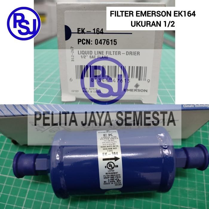 FILTER DRIER EMERSON EK-164 / EK164 / UKURAN 1/2 MODEL DRAT / EK-164