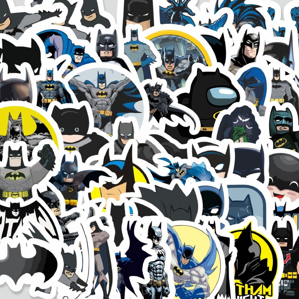 

Stiker Cutting Pack Stiker Kartun Batman Isi 100Pcs Series Aesthetic Lucu Keren Untuk Koper Bahan Vynil