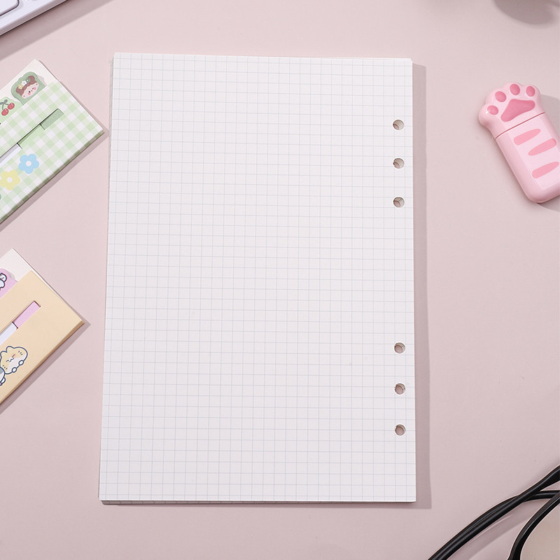 

A5 Loose-Leaf Notebook Refill 45Sheet Spiral Binder Paper Index Inside Page Dot Grid Blank Stationery