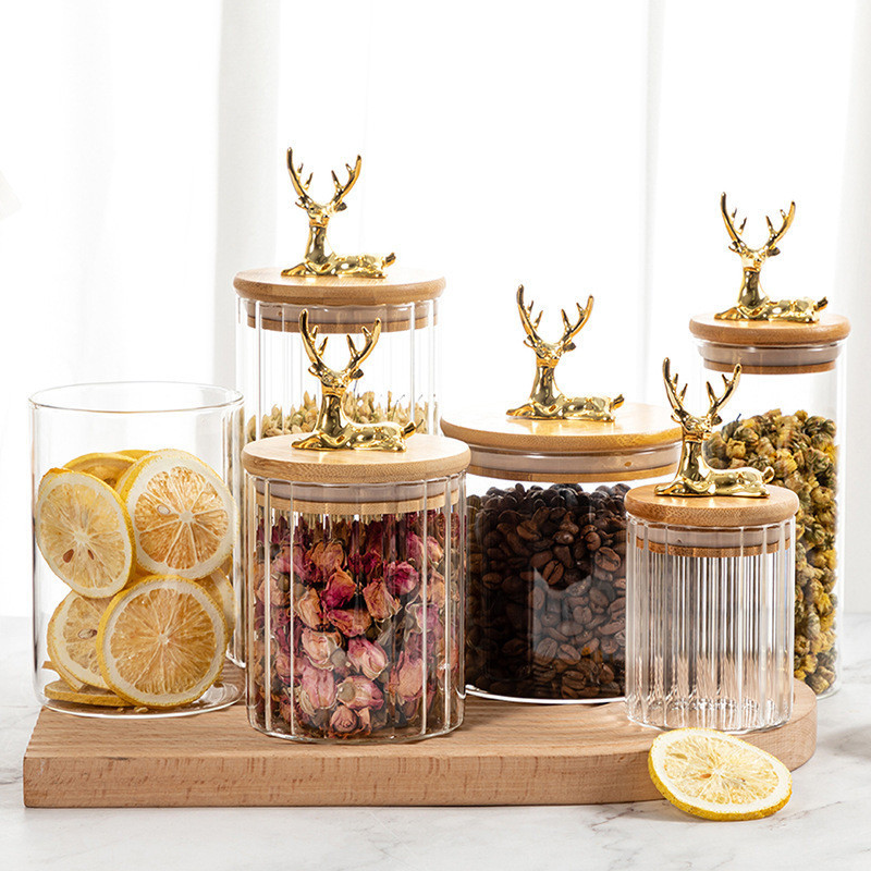 

Tangki Penyimpanan Camilan Kaca Bening/Toples Makanan Serbaguna / Toples Kaca / Jar Toples Kaca Kotak