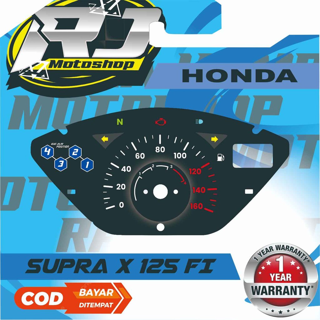 PANEL CUSTOM SPEEDOMETER SUPRA X 125 FI