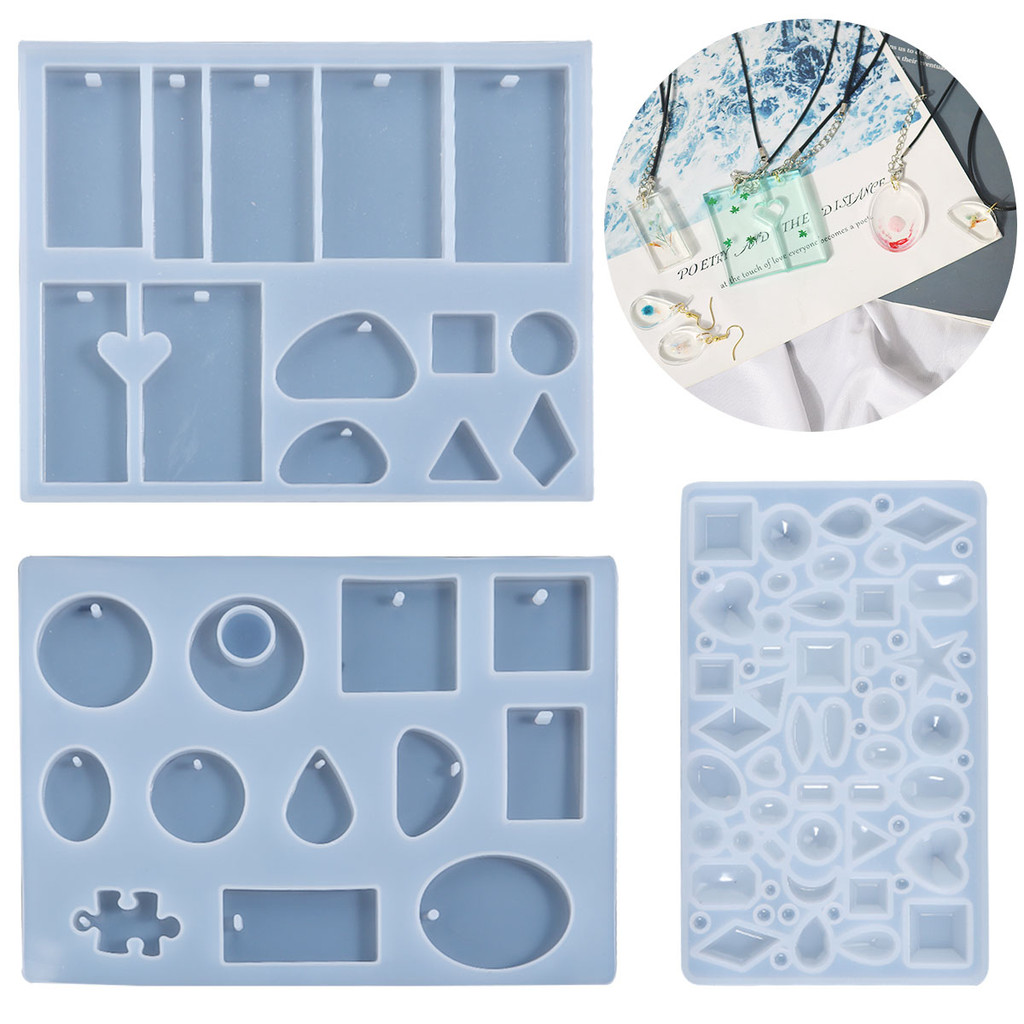 

1 Pack Perforated Silicone Mold Break Apart Wax Melt Mould Easy Release Durable for DIY Crystal Dropper Handmade Jewelry